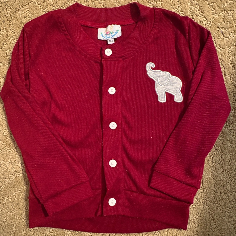 Busy Bee Smocks. Alabama Crimson Tide. 24M.